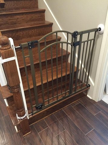 gate for banister stairs